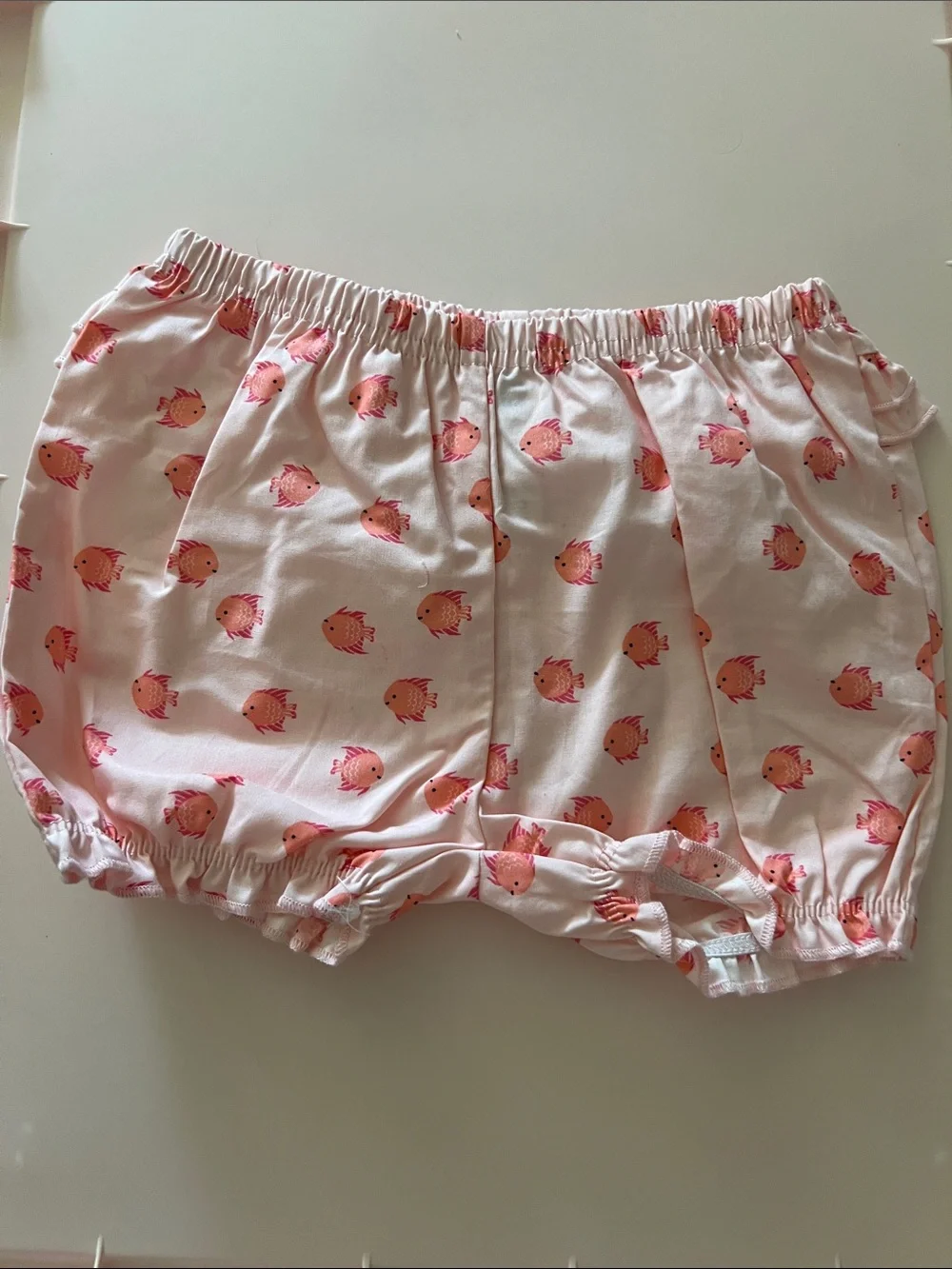 Carter's Coral Polka Dot Tank with Fish Appliqué